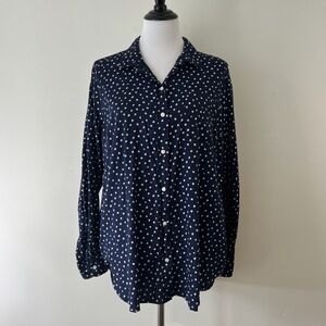 OLD NAVY Polka Dot Buttondown Shirt